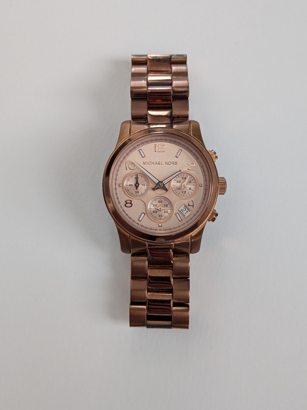 Michael Kors MK-5128 Rose Gold Chronograph Watch